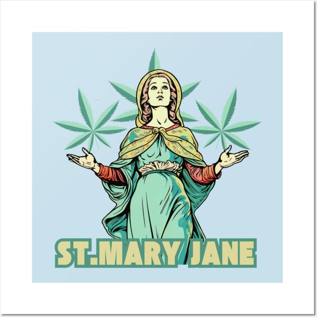 Mother Mary Jane Wall Art by FrogandFog